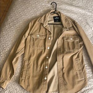 Beige Hollister Button Up